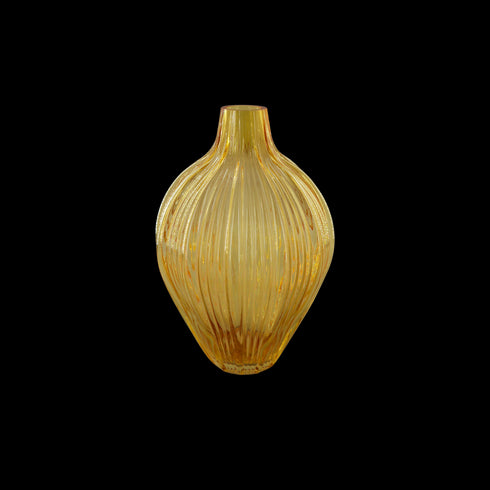 Grace, Vase, dia18,2xH27cm, Brown (brun)/Genuine Brown/Natural Brown