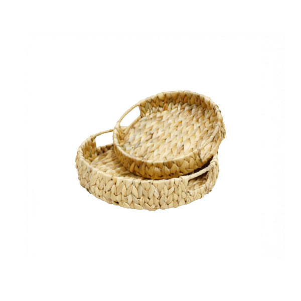 Lumen, Tray, dia33/27xH7.5/6.5cm, Natural