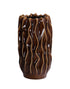 Wild Clay, Vase, dia21xH37.5cm, Dark Brown