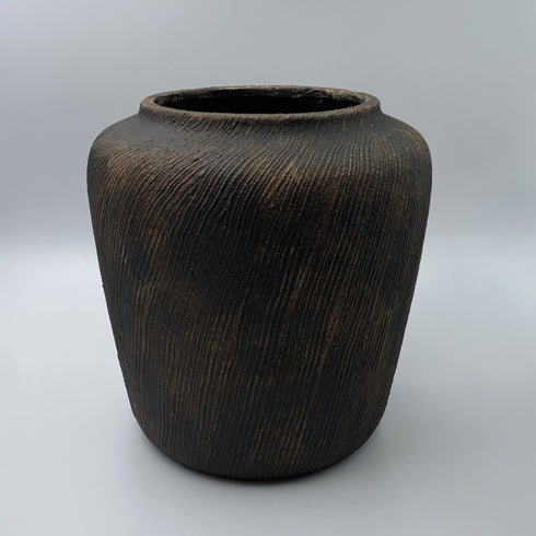 Borea, Pot, dia32,5xH33,5cm, Brown