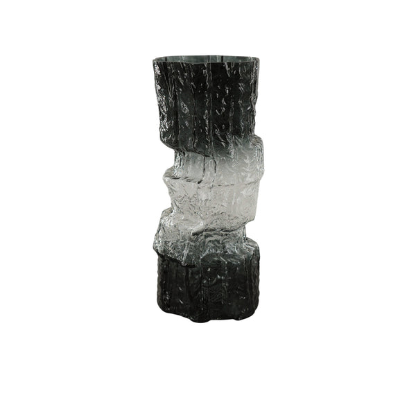 Philippa, Vase, dia13xH30cm, Dark Grey (mörkgrå)/Elephant Grey/Dk Grey Melange