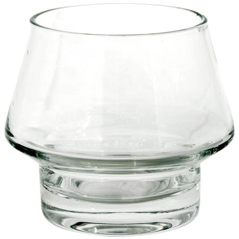 Kaso, Candle Holder, Clear, dia9.5xH8cm, Glass