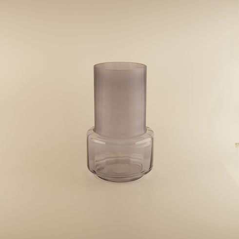 Cleo, Vase, dia16xH26cm, Grey