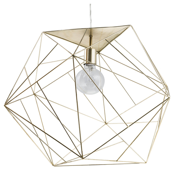 Cape Town, Ceiling lamp, 51x45 , Brass, stainless steel