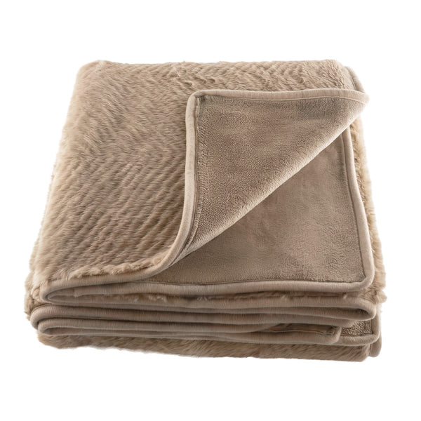 Embrace, Throw, L150xW130cm, Taupe