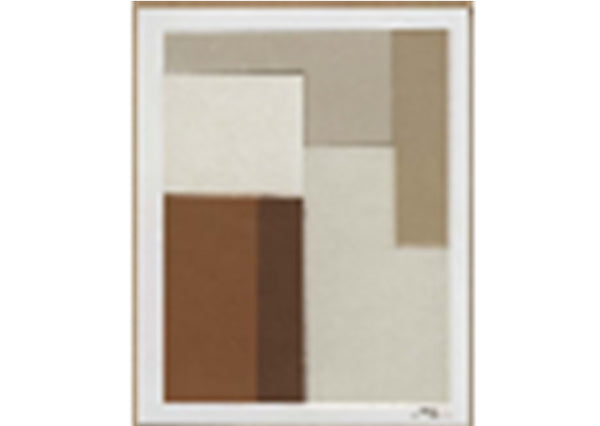 Glade, Painting, H100xW80xD3,8cm, Vit/Natur/Kombi