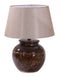 Bluff, Lamp base, dia30xH39xW30cm, Dark Brown (mörkbrun)/Cocoa Brown