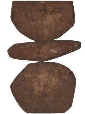 Arlo, Painting, H120xW90xD3,8cm, Brown