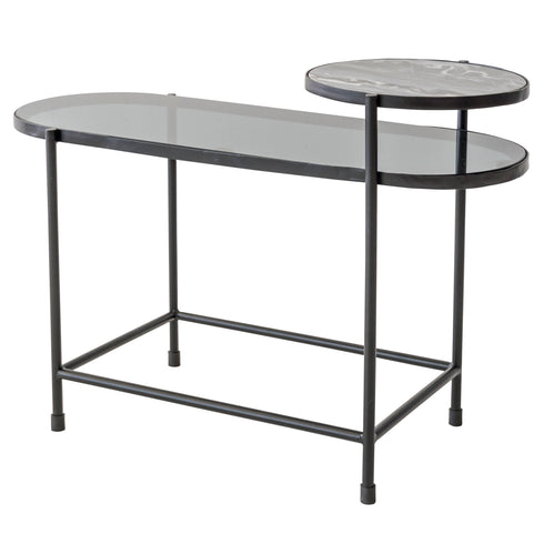 Prone, Small Table, H55xW80xD34cm, Black/Grey