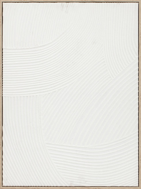 North, Painting, H80xW60xD2,8cm, Off white /Antique White