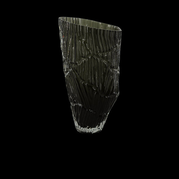 Adela, Vase, dia16,6xH32cm, Dark Grey (mörkgrå)/Elephant Grey/Dk Grey Melange