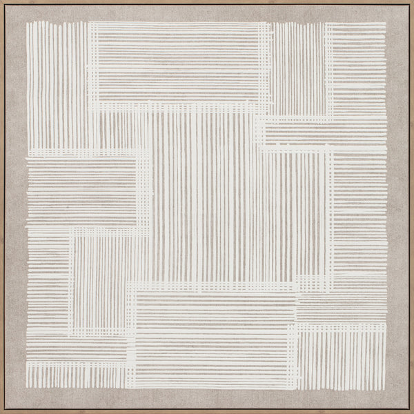 Eden,3D, Foam, H90xW90xD3,8cm, White/White Washed