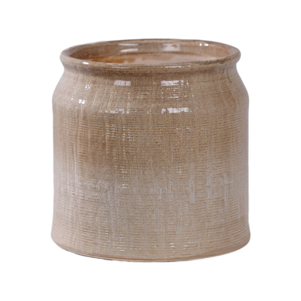 Rockland, Pot, dia23.5xH23xW23.5cm, Beige