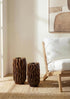 Wild Clay, Vase, dia21xH37.5cm, Dark Brown