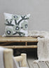 Poppy, Cushion Cover, H45xW45cm, Natural Beige/Green/White
