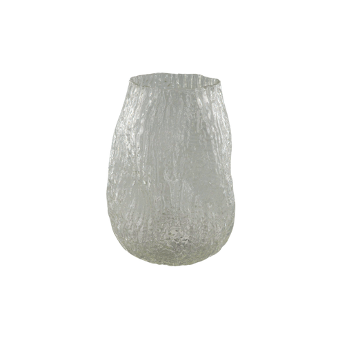 Lotus, Vase, dia18xH25cm, Clear