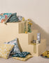 Helix, Cushion Cover, W50xL50cm, Interstellar Yellow/White