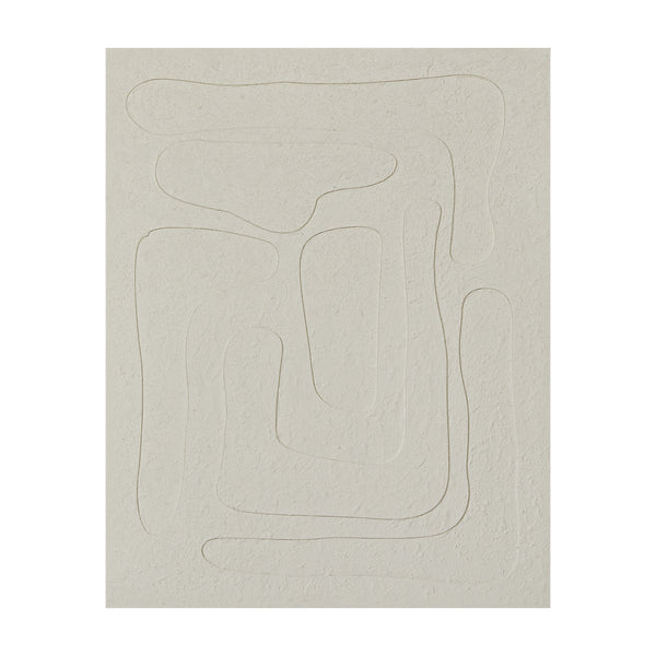 April, 3D, Foam, H100xW80cm, Warm White