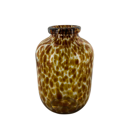 Gosa, Vase, dia17xH27cm, White/Brown