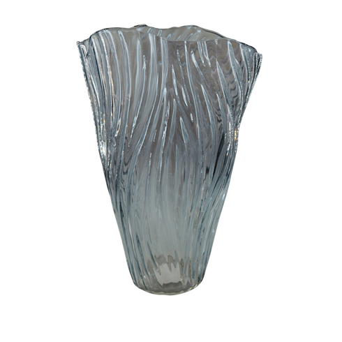 Aura, Vase, dia22xH35cm, Grey