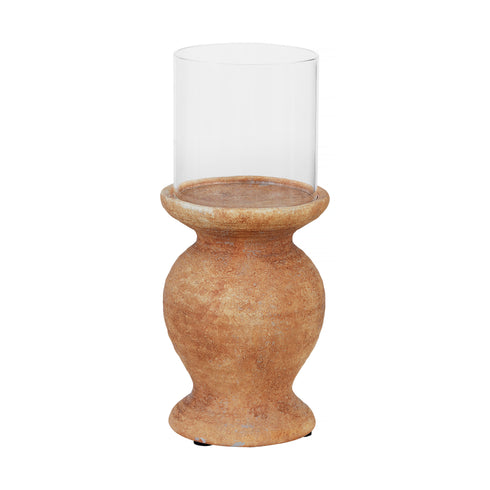 Thalia, Lantern, dia11.5xH27cm, Light Terracotta