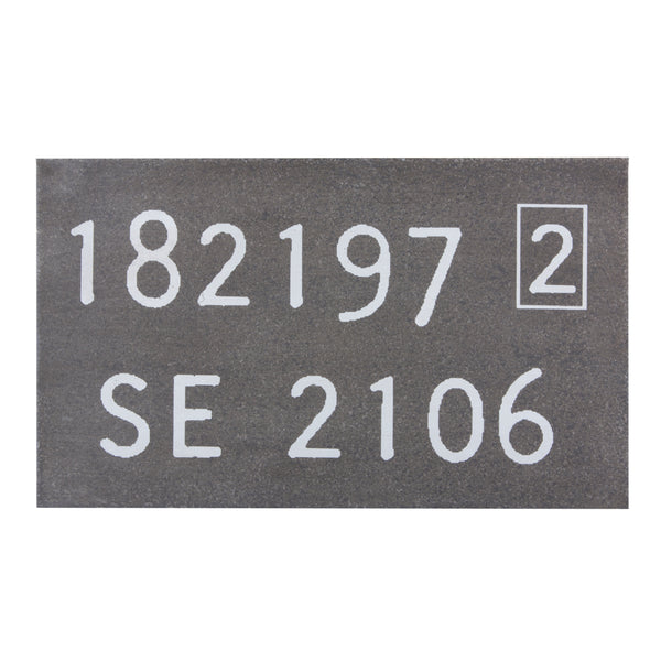 Shipping, Sign, Grey/White, 18.5x31cm, Iron