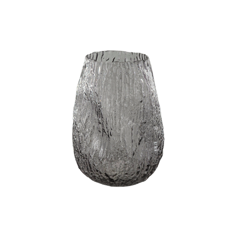 Lotus, Vase, dia18xH25cm, Grey