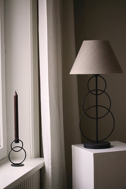 Piper, Table Lamp, H42xW21xD15cm, Black