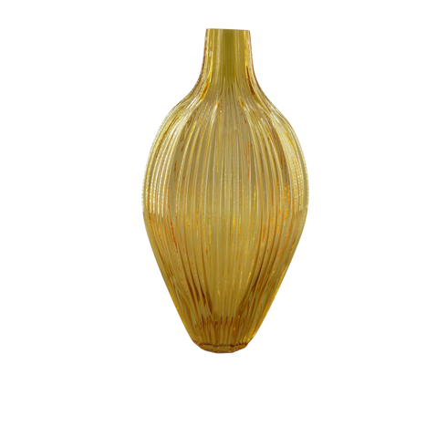 Grace, Vase, dia18,2xH35cm, Brown (brun)/Genuine Brown/Natural Brown