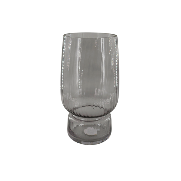 Glory, Vase, dia16xH28,5cm, Grey