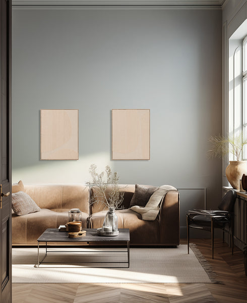 Nature´s Touch, Artwork, H80xW60xD2,8cm, Sand