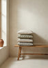 Hush, Cushion cover, L45xW45cm, White