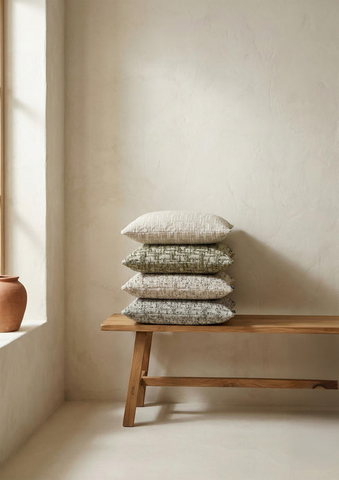 Hush, Cushion cover, L45xW45cm, Grey