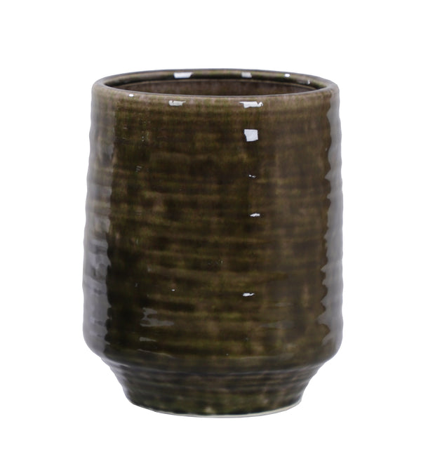 Harbor, Vase, dia19,5xH24,5xW19,5cm, Dark Brown (mörkbrun)/Cocoa Brown