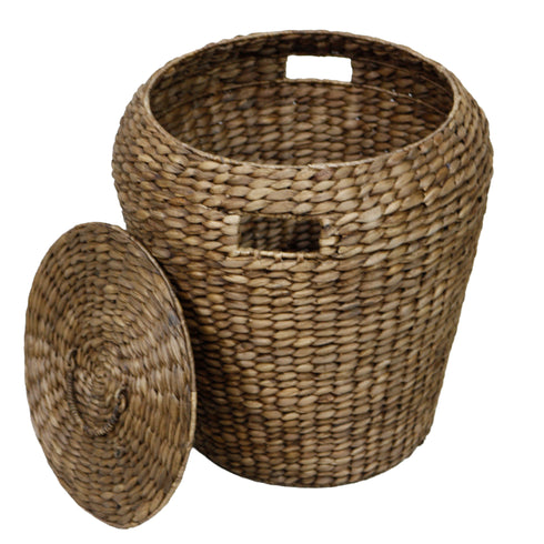 Hollow, Basket, dia49/36xH54/39cm, Dark Brown