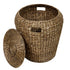 Hollow, Basket, dia49/36xH54/39cm, Dark Brown