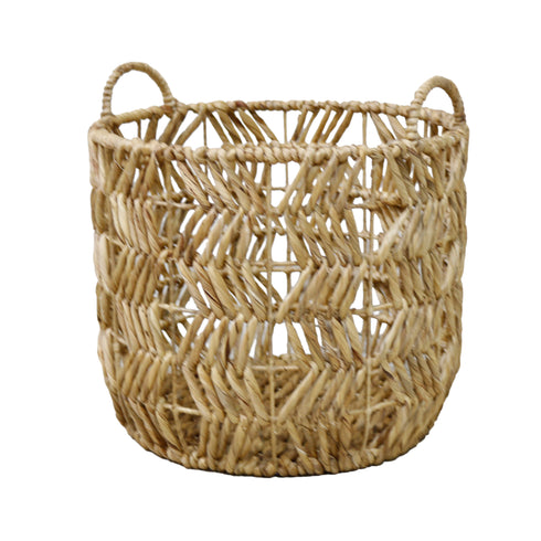 Nettle, Basket, dia49/43/38x H 45/41/38 cm Natural