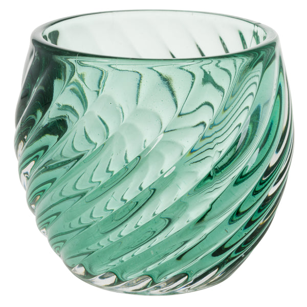 Vendela, Candle Holder, dia10xH8.5cm, Green