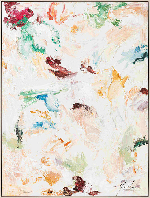 Interval, Painting, H120xW90xD3.8cm, Multicolor