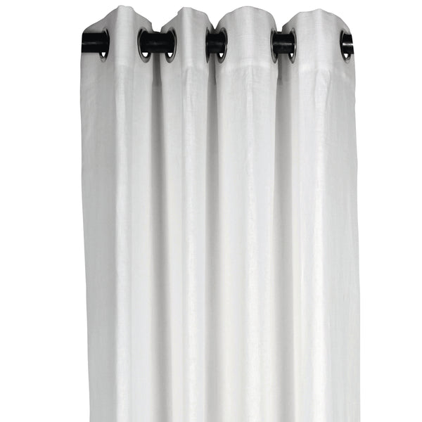 Linnea, Curtain, Crisp White, 140x250cm, Eyelets
