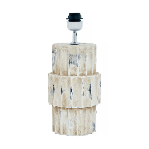 Nutchess, Table Lamp, dia18xH41cm, Patina White