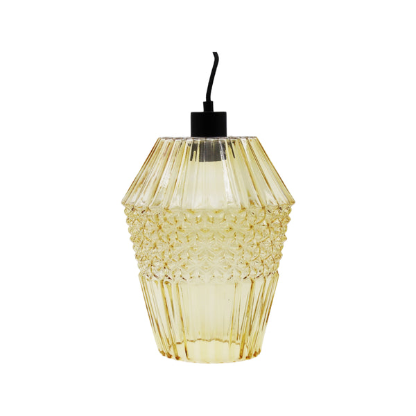 Enzo, Lamp, dia22xH31,5cm, Brown Styled
