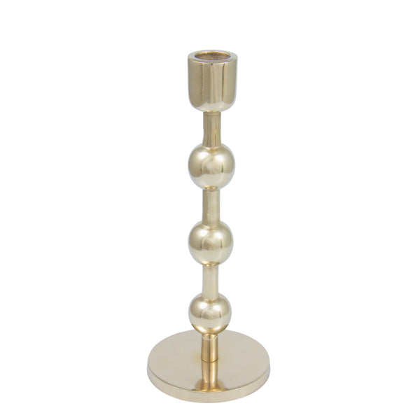 Edgar, Candlestick, dia9xH23 cm, Gold
