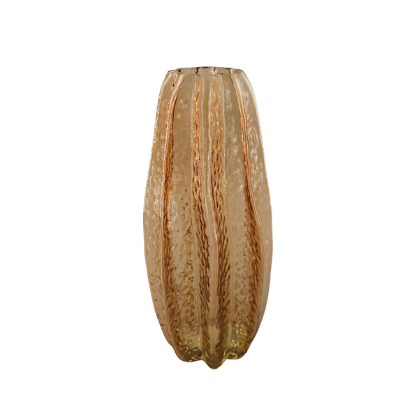 Quiso, Vase, dia13,5xH29cm, Brown (brun)