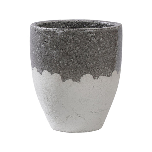 Clay, Pot, dia23.5xH27xW23.5cm, Grey/Off White