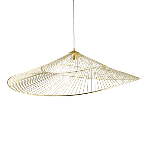 Flowing, Ceiling lamp, H25xW90xD90 cm, Gold