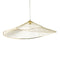 Flowing, Ceiling lamp, H25xW90xD90 cm, Gold