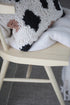 Point, Cushion Cover, H45xW45cm, Off White/Black/Pink
