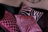 Stefanie, Cushion Cover, W45xL45cm, Plum, Fringes