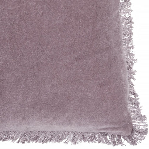 Freya, Cushion Cover, H50xW50cm, Dusty Pink, Fringes